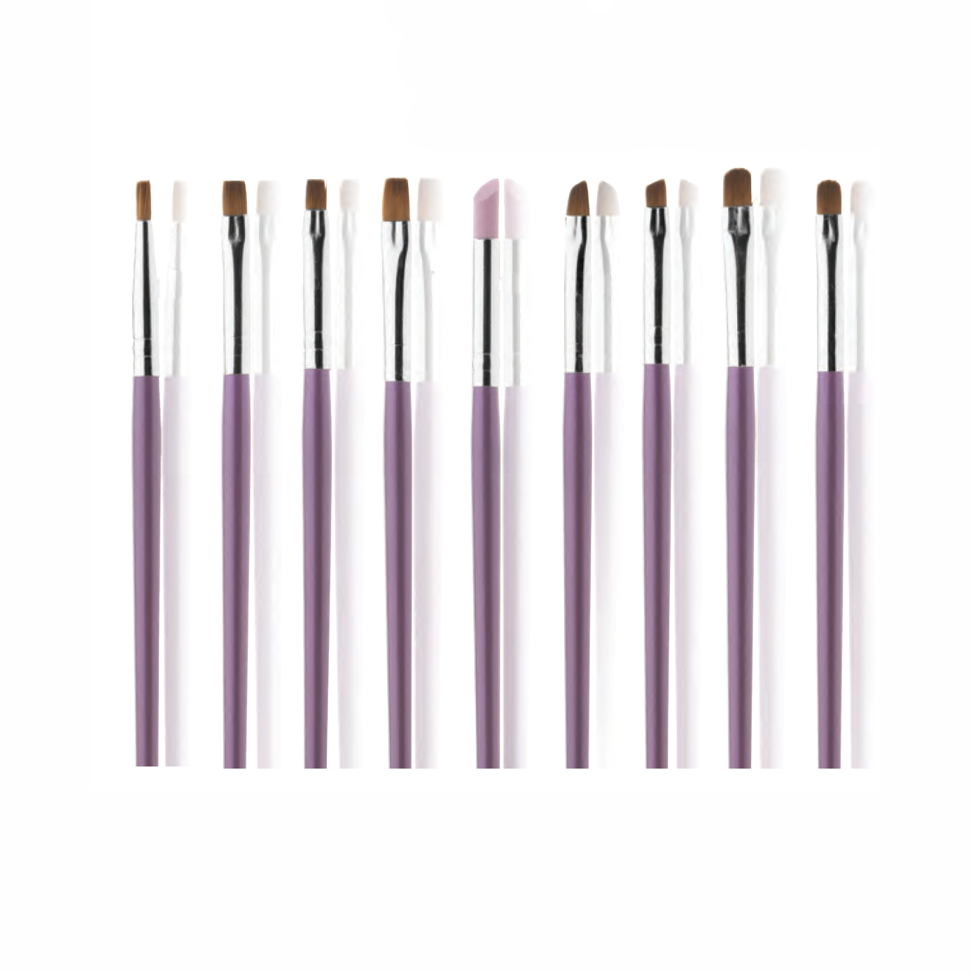 Kit pennelli per Nail Art 5 pz - Nail Artist Professional